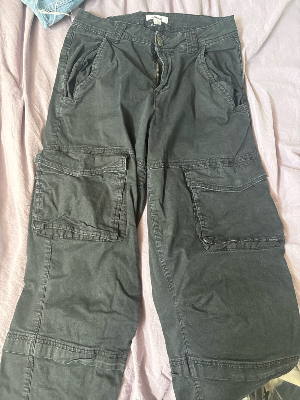 Garage Men's Cargo Pants in Olive Green